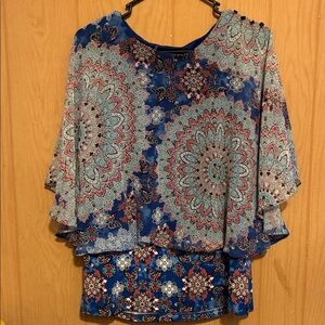 Coco Bianco Multicolor Floral Blouse
